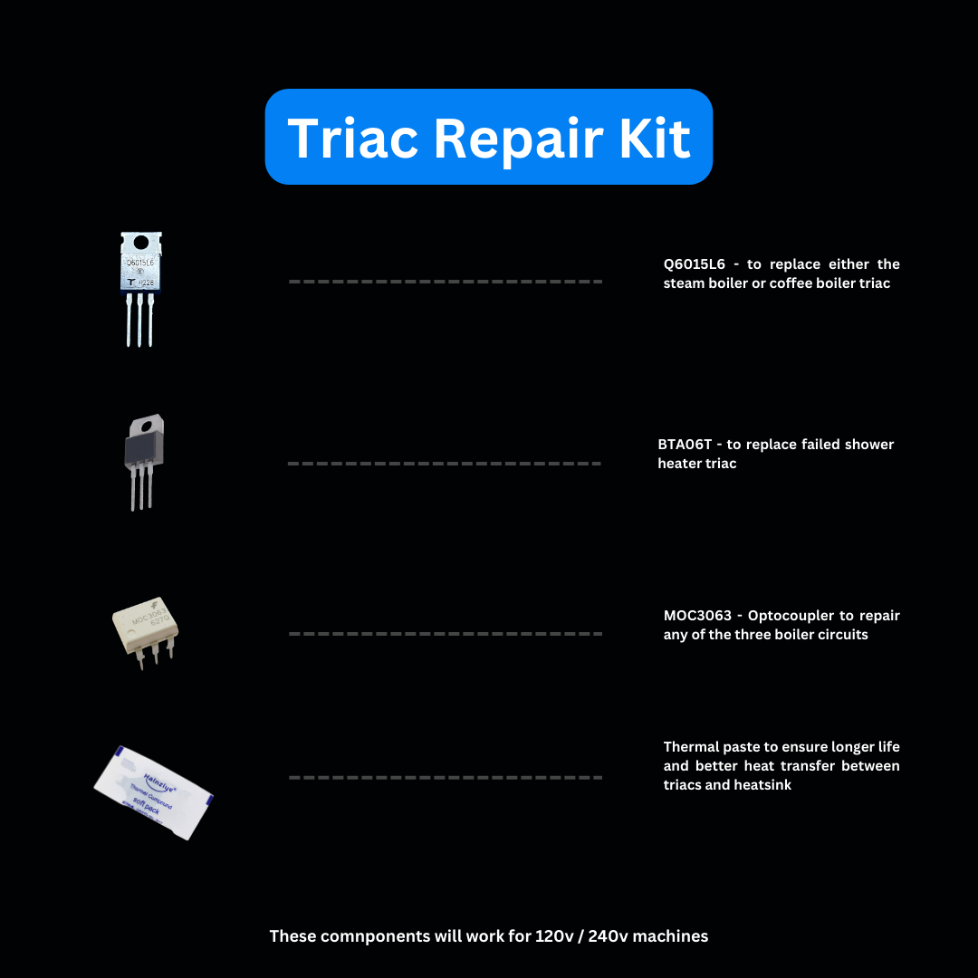 BREVILLE DUAL BOILER BES900/BES920 SURVIVAL / SERVICE KIT (120v 240v)