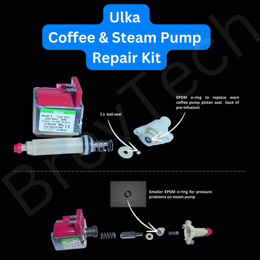 Ulka Coffee & Steam Pump Repair Kit EP5, EFM, NMEHP